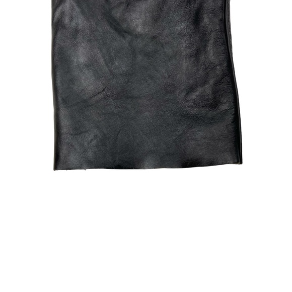 Steer Brand Women’s Blk Leather Motorcycle Biker Chaps Riding Pants - Picture 9 of 16